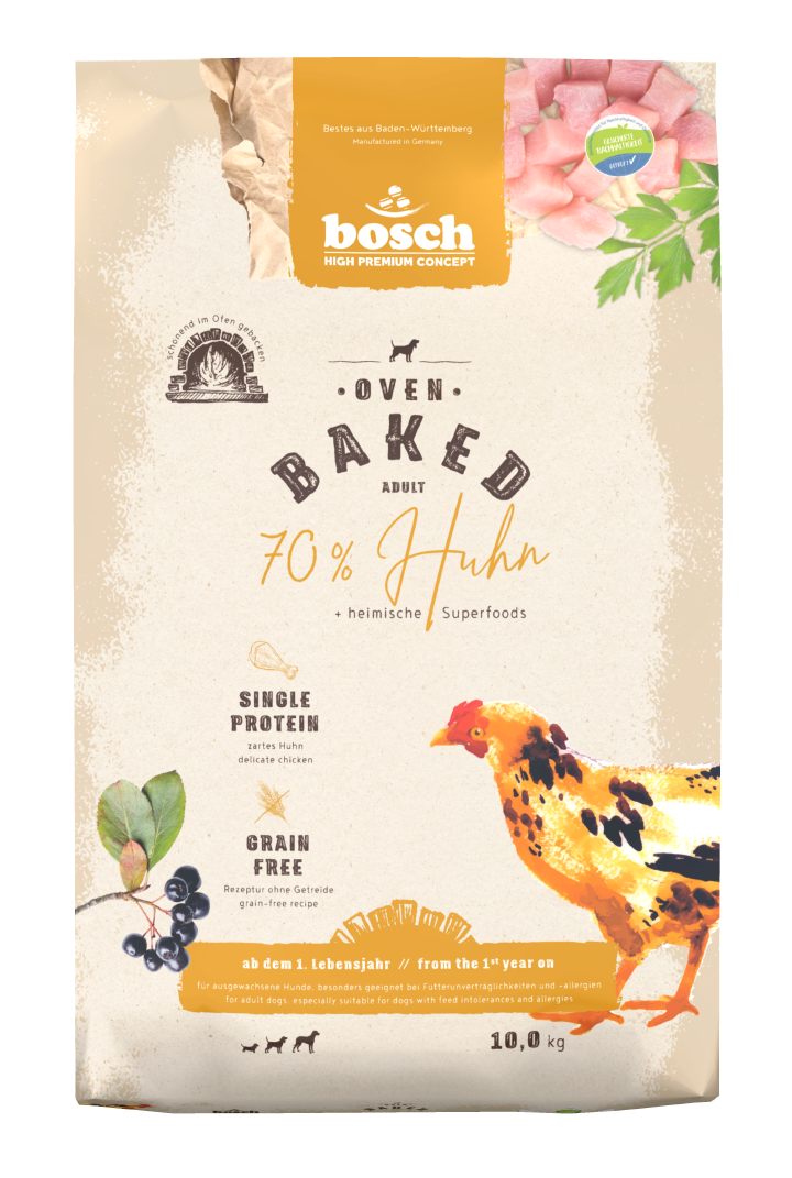 bosch Hunde-Trockenfutter HPC Oven Baked Huhn